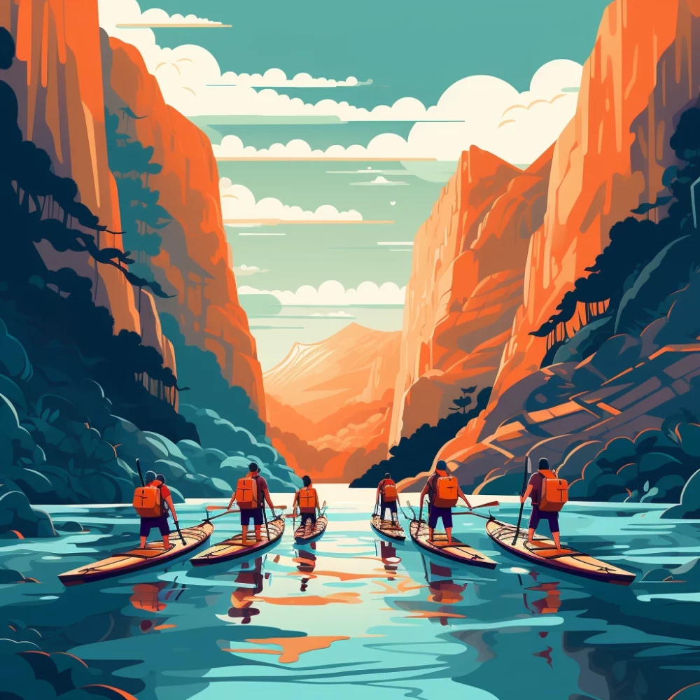 people-standup-paddling